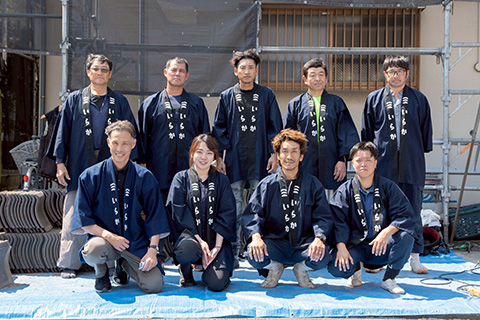 株式会社いらかの社員の集合写真
