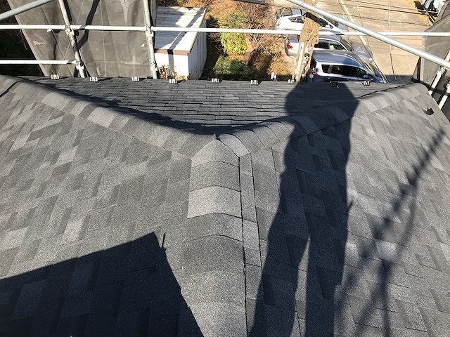リッジウェイ（シングル材）屋根カバー工法　藤沢市