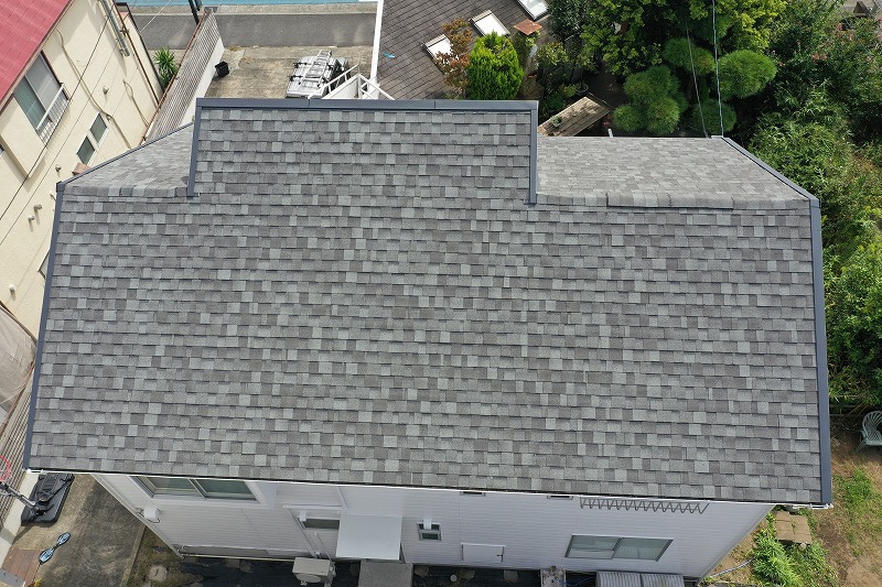リッジウェイ（シングル材）屋根カバー工法　藤沢市