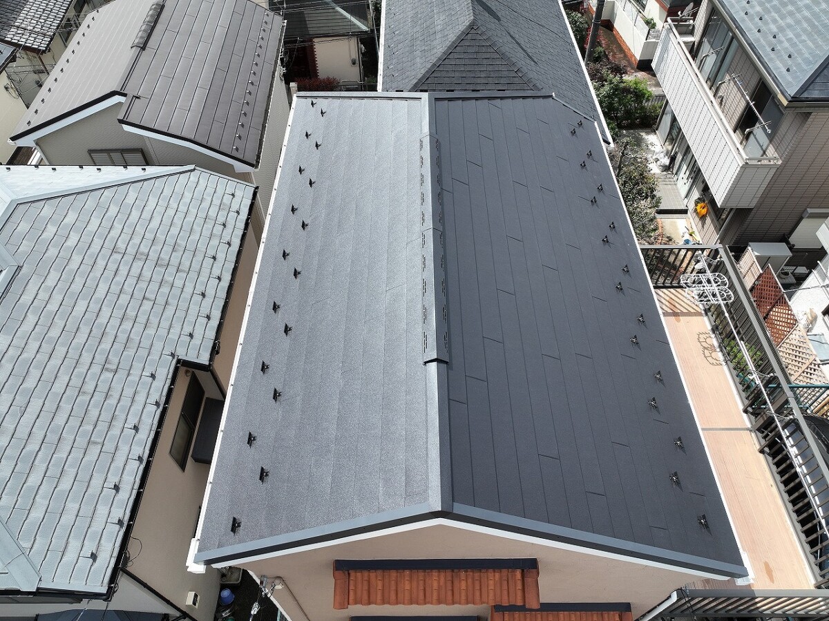 スーパーガルテクト・重ね葺き【横浜市】