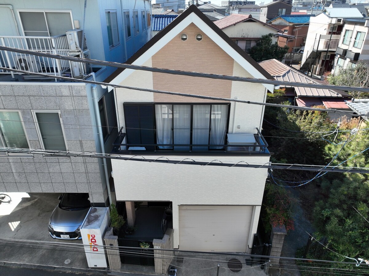 外壁塗装工事【藤沢市】SK化研 プレミアム無機マイルド