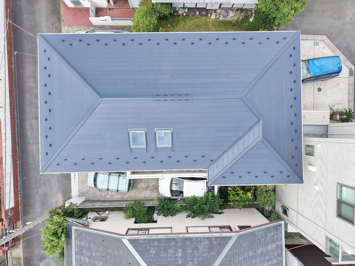 ガルテクト・屋根葺き替え　【横浜市】