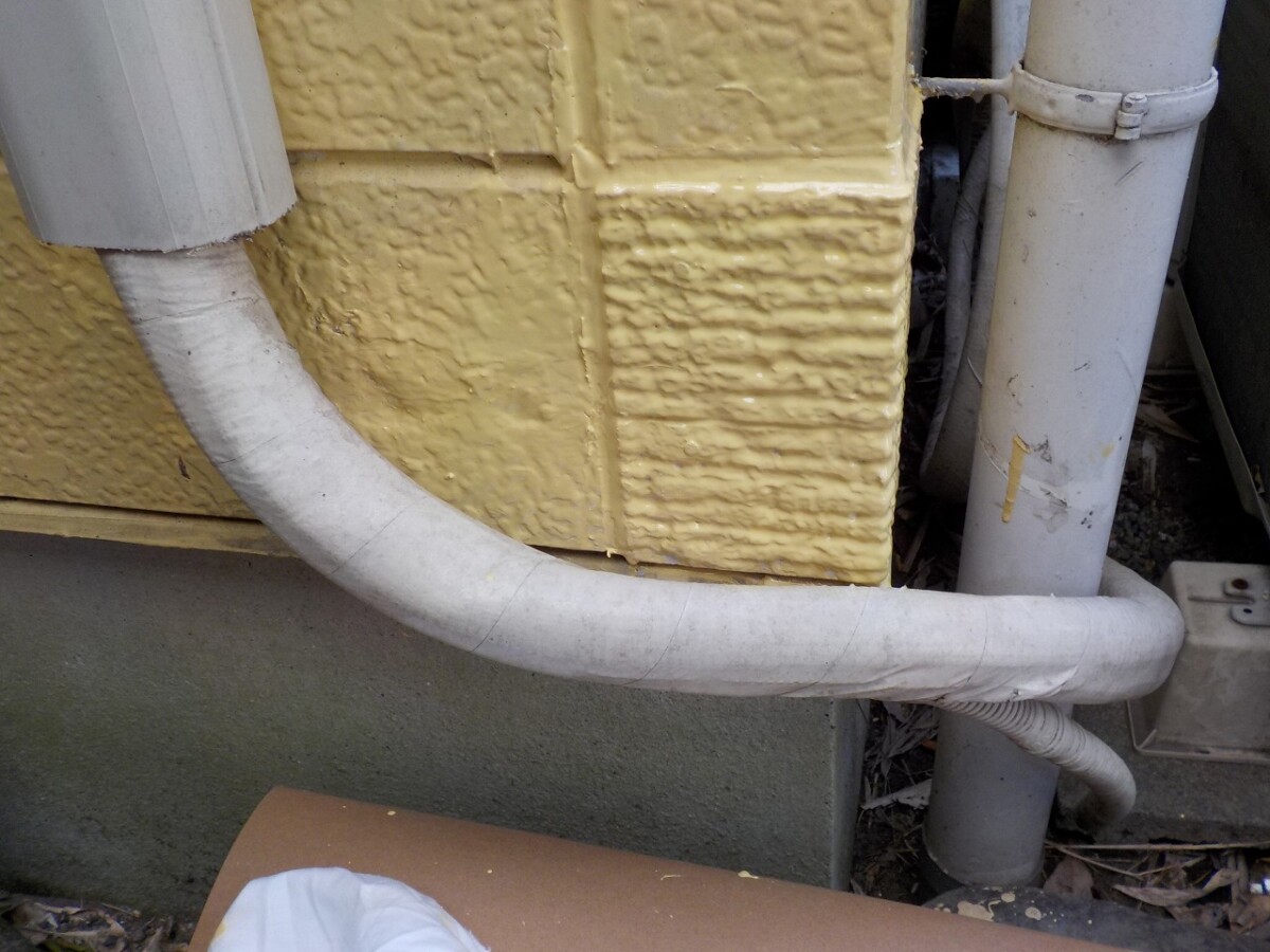 外壁修理工事【藤沢市】板金及び似寄材によるカバー修理